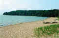 Sandy Beach on Lake Superior at Pancake Bay Provincial Park